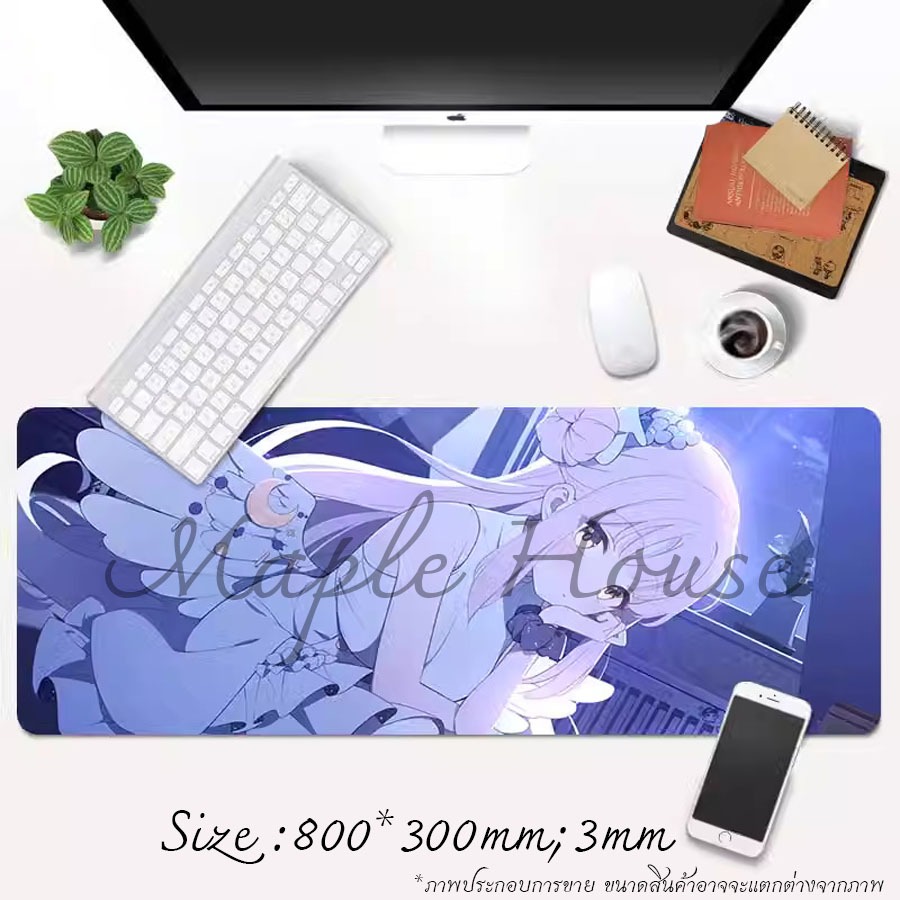 แผ่นรองเมาส์(Mouse pad) blue archive[800×300/3mm]