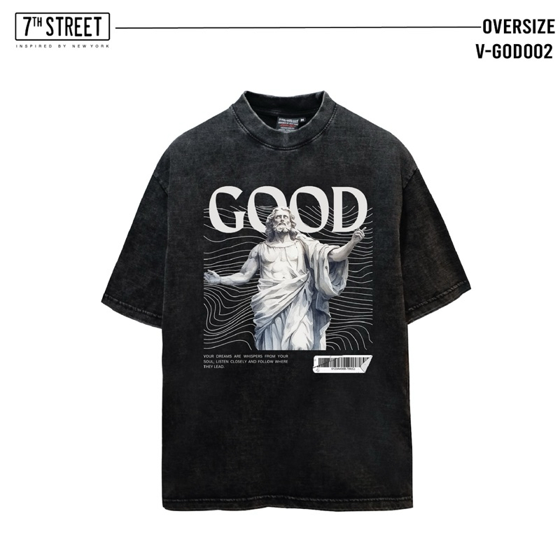 7th Steet (ของแท้) โอเวอร์ไซด์ วินเทจ รุ่น V-GOD002