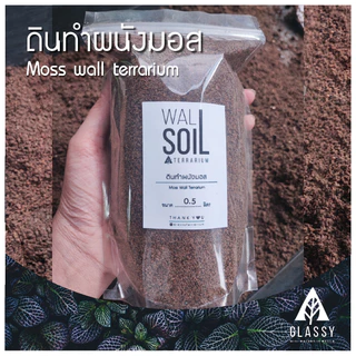 ดินทำผนังมอส Moss wall soil Terrarium ดินสวนขวดTerrariumแนวตั้ง
