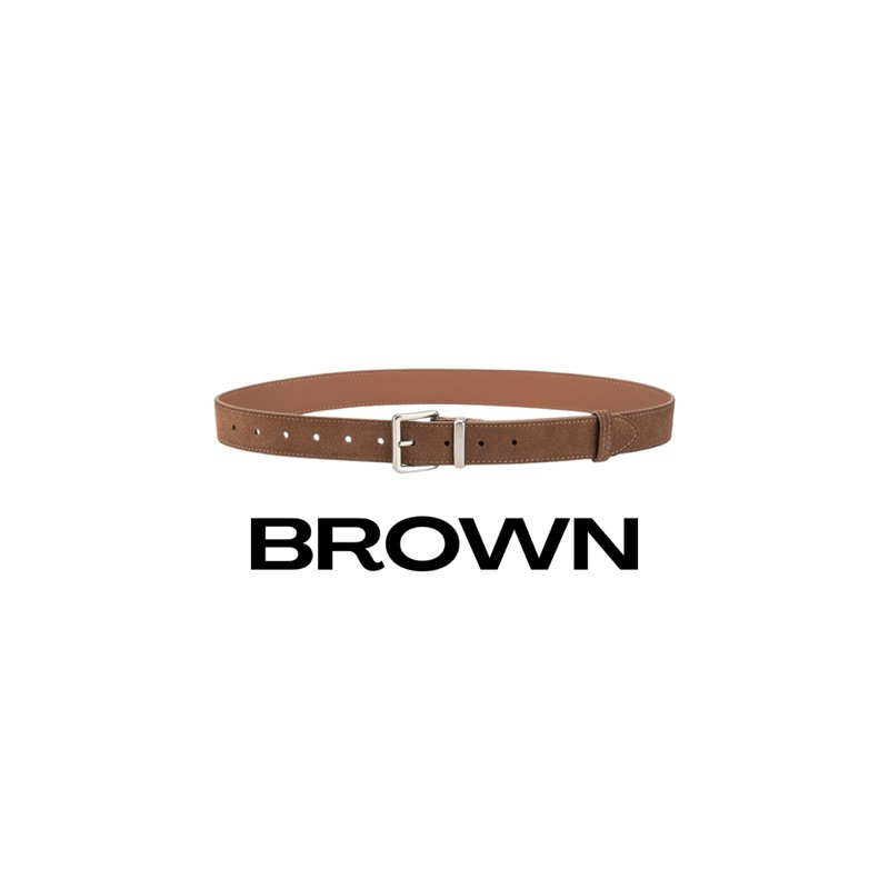 UIUI | SUEDE BELT เข็มขัดหนังกลับ