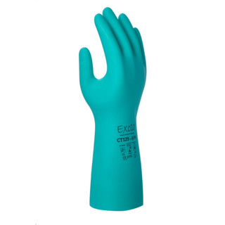 ถุงมือไนไตร ป้องกันสารเคมี CT125 ยี่ห้อ Excia