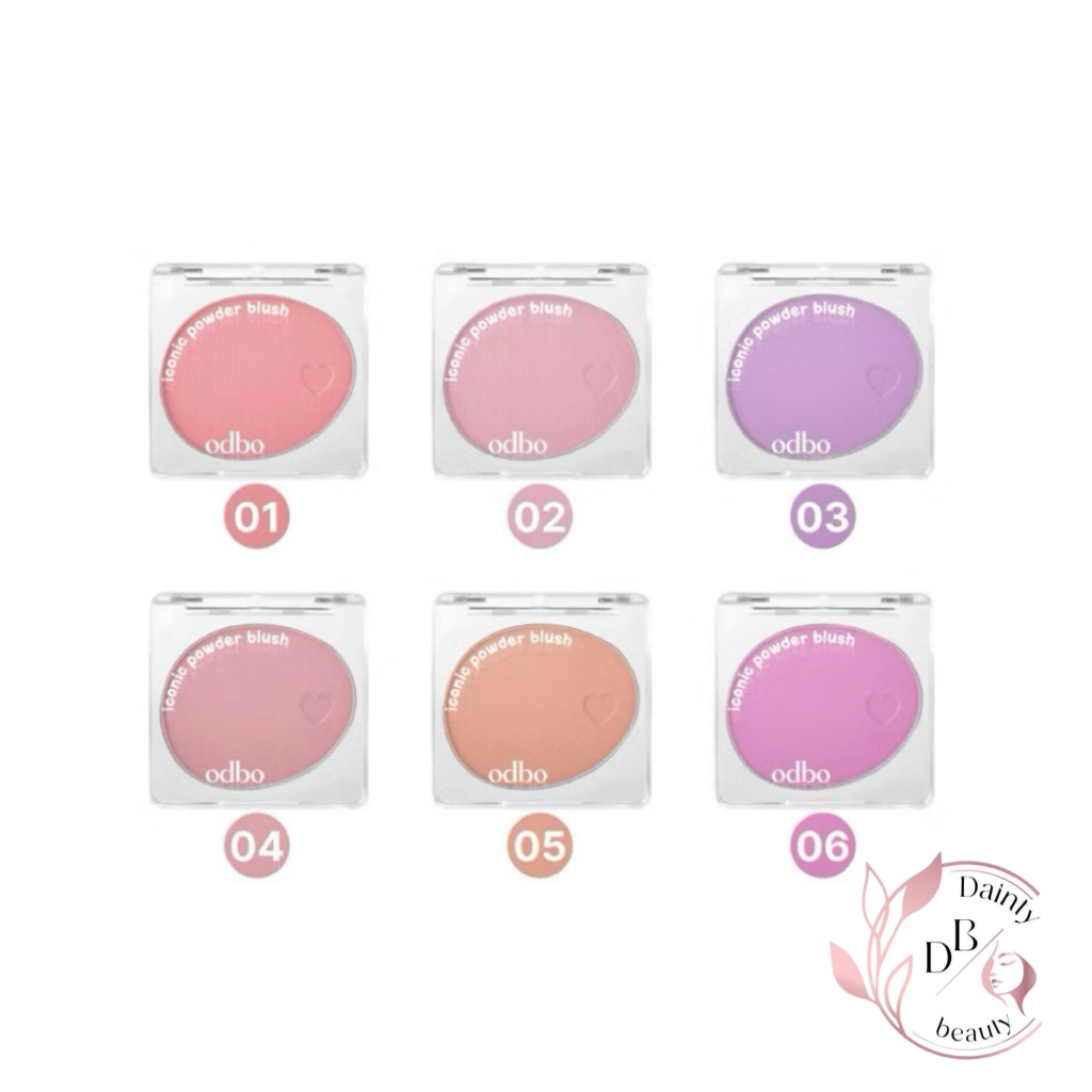 Odbo โอดีบีโอ ไอโคนิค พาวเดอร์ บลัช OD1325