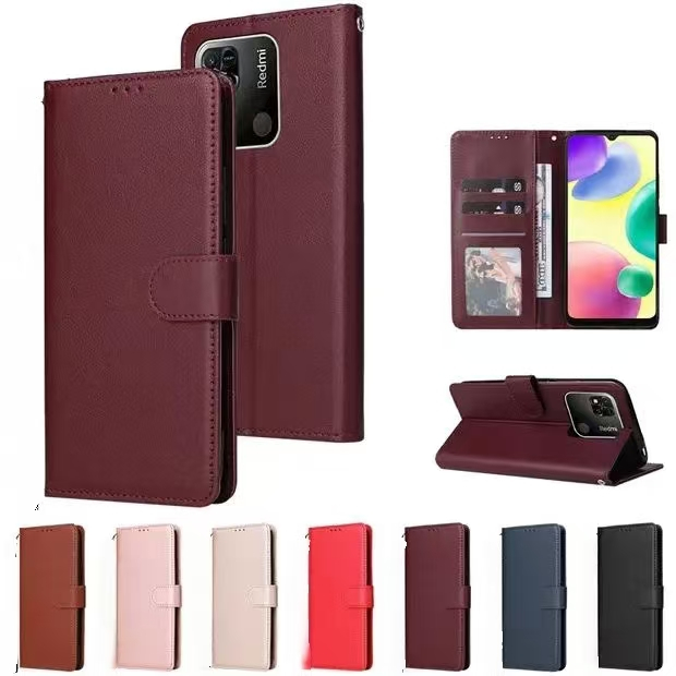 เคสฝาพับ มีล็อค สำหรับ Xiaomi Redmi Note10 Note10s Note10pro Note9 Note9s Note9pro Note8 Note8pro เคสกระเป๋ามีแม่เหล็ก