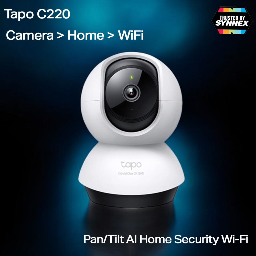 [แพ็คใน30นาที] Tapo กล้องวงจรปิดบ้าน C220 Pan/Tilt Home Security Wi-Fi Camera