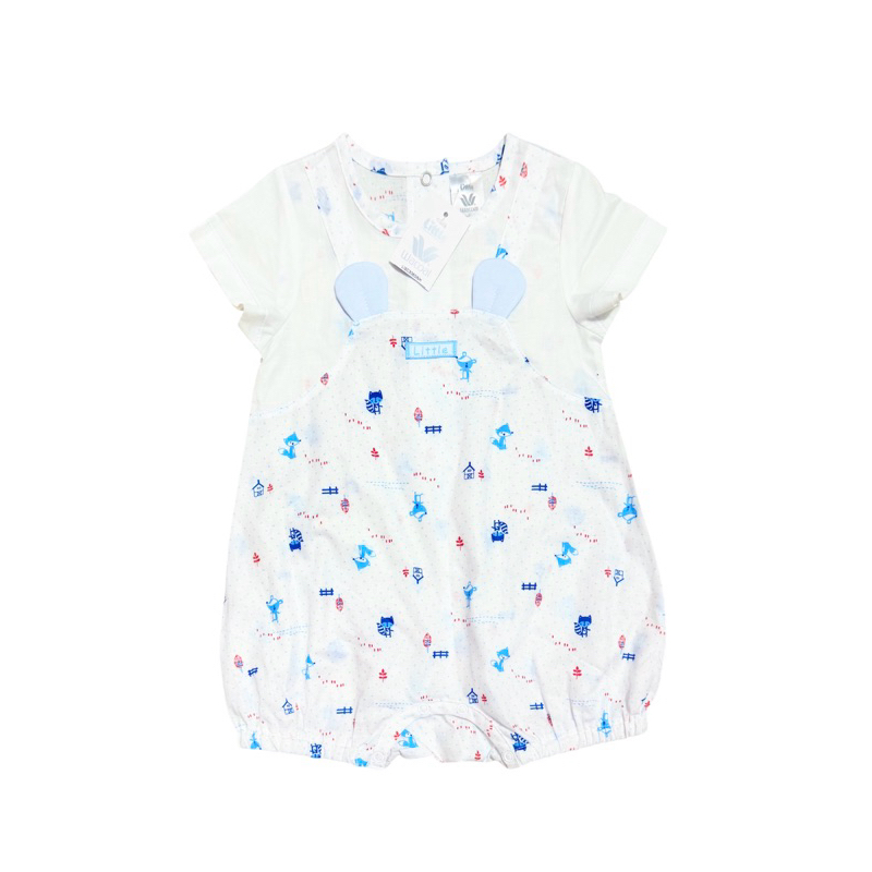 Little Wacoal  New Collection ชุดบอดี้สูท ชุดหมีสั้น ผ้าป่าน เหมาะกับอากาศร้อน สำหรับเด็กอายุ แรกเกิด-6เดือน