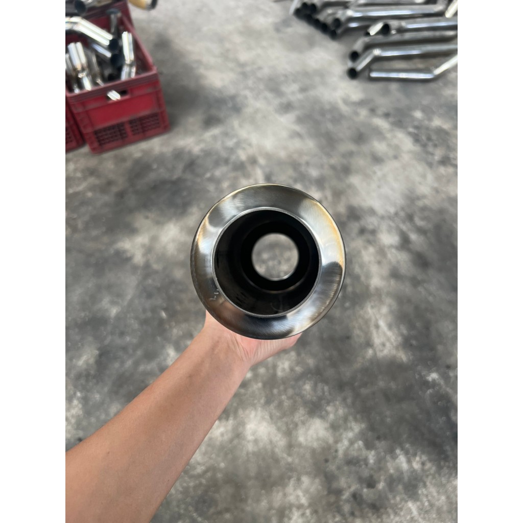 ท่อพักกลางแคปซูล แบบพักหลอก สำหรับ รถกระบะเกียร์ธรรมดา ขนาด 4 นิ้ว ปาก 2.5 นิ้ว