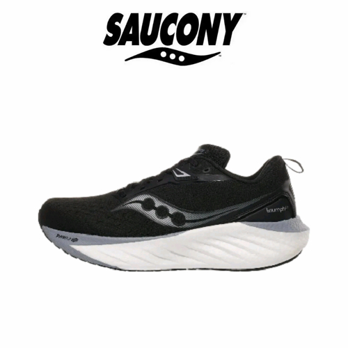Saucony Triumph 22 Black ash รองเท้าผ้าใบ（ของแท้ 100 %）