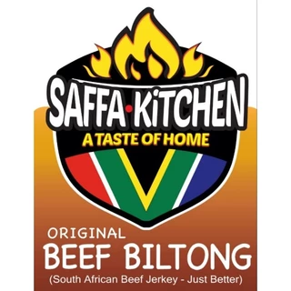 Saffas Kitchen. Traditional beef biltong Sliced.