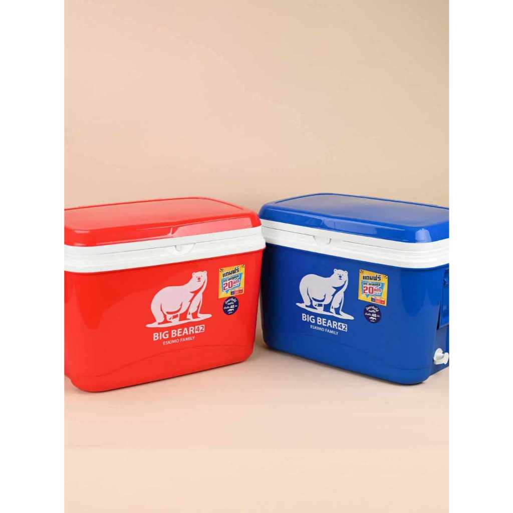 พร้อมจัดส่ง Eskimo ถังน้ำแข็ง กระติกน้ำเอสกิโม กระติกน้ำเก็บความเย็น 42 ลิตร เก็บเย็นนาน 60 ชม. JUMB
