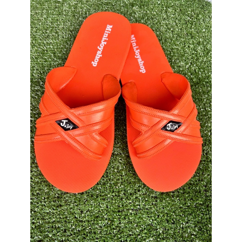 รองเท้าแตะทูโทน แบบสวม (สีล้วน) - รูปที่ 3