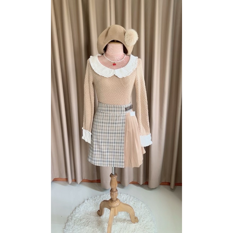 NWT เซต เสืัอ Lizlisa + กระโปรง Ingni มือ 1 ป้ายห้อย เสื้อสวยมากๆ ผ้านิ่ม  เก๋ๆ เแบรนด์ญี่ปุ่น 🇯🇵แท้