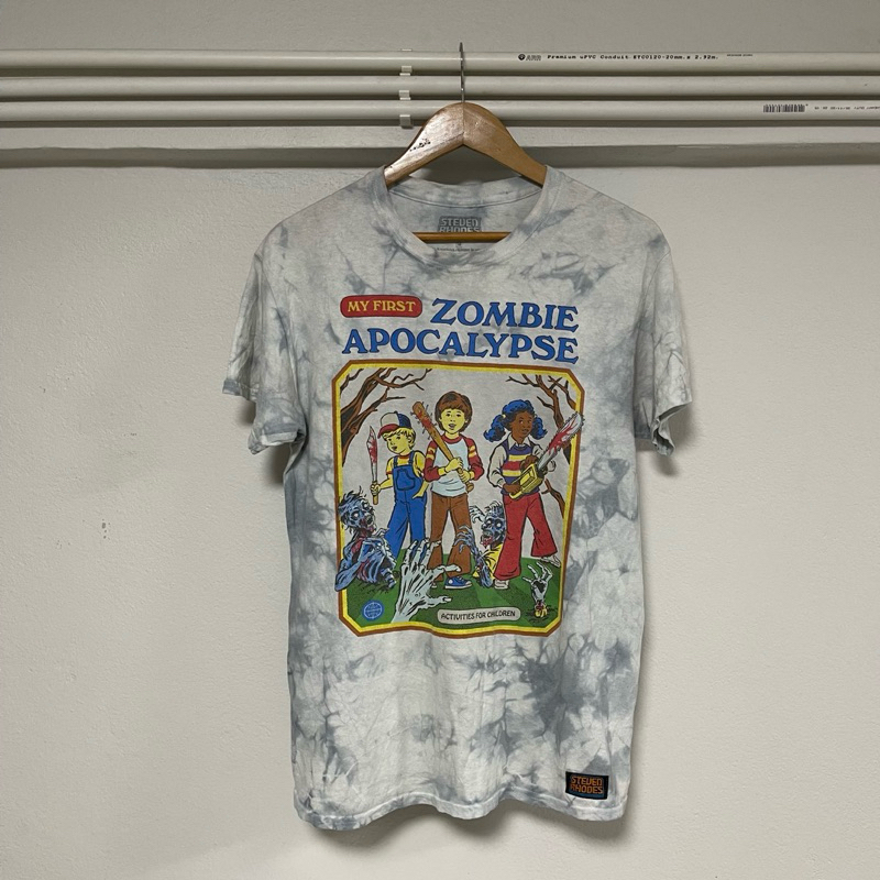 เสื้อมัดย้อมมือสอง Steven Rhodes - My First Zombie Apocalypse