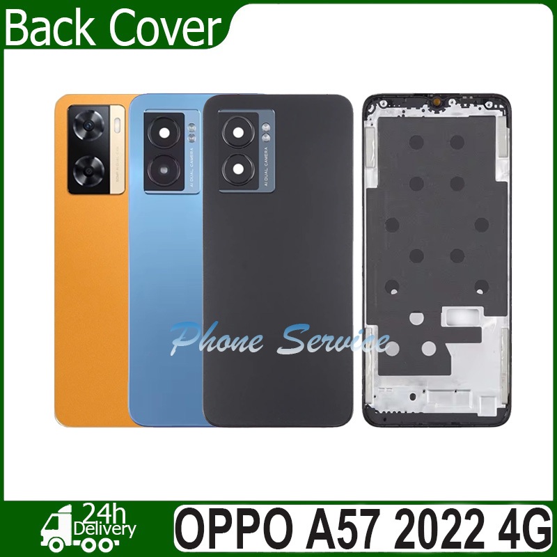 บอดี้ OPPO A57 2022 4G เคสกลางพร้อมฝาหลัง ใหม่ พร้อมเครื่องมือ บอดี้ A57 2022 4G Body ออฟโป้