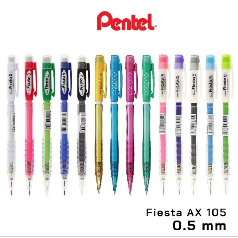 pentel ดินสอกด 0.5มม.รุ่น fiesta