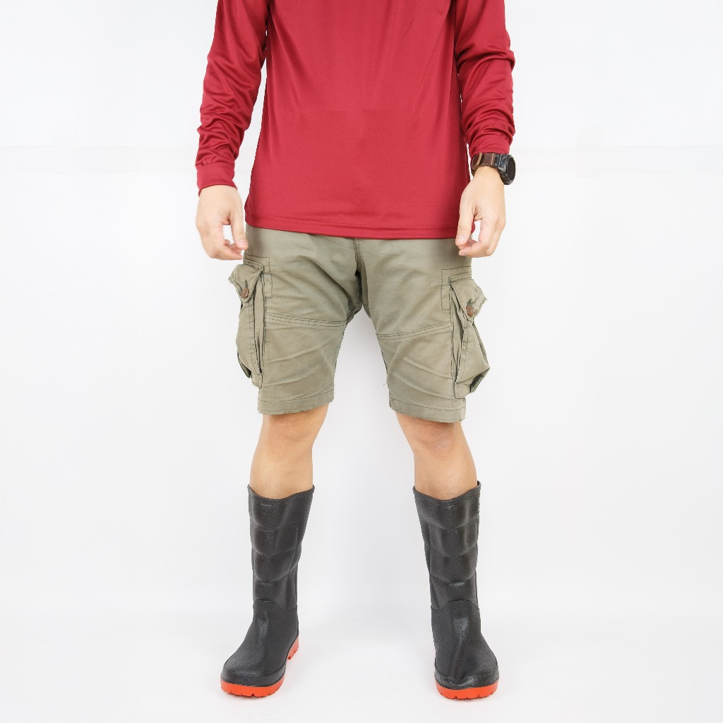 [ฟรีถุงมือตัดอ้อย]บูทครึ่งแข้ง ลุยนา กันน้ำ งมปลายี่ห้อCool Tai แถม 1 ถุงมือผ้าลาย