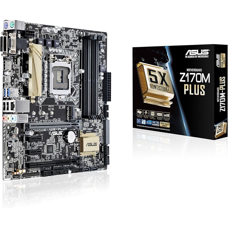 MAINBOARD (เมนบอร์ด) 1151 ASUS Z170M-PLUS พร้อมส่ง