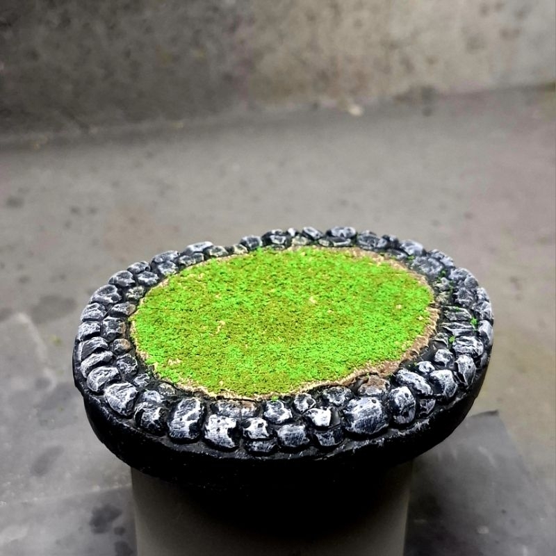 Mini Diorama green rock ฉากจำลอง ฐานตั้ง โมเดล gundam gunpla art toy