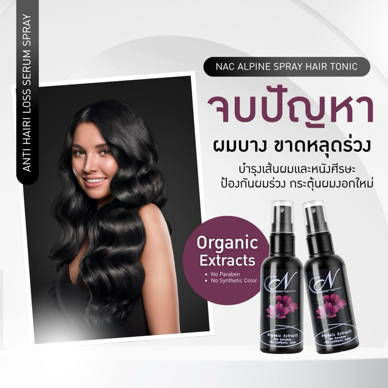 ลดผมร่วง สเปรย์แฮร์โทนิคเซรั่มสูตรใหม่ ราคา ถูกที่สุด ดีลบีเคเค แกลเลอรีภาพที่ 3