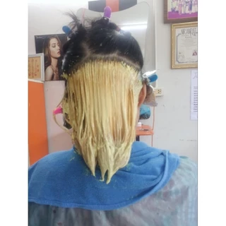 SANQIครีมล้างดำล้างแว๊กน้ำตาลเข้ม