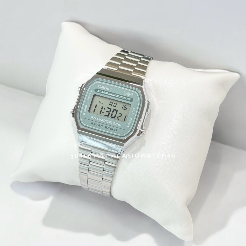 CASIO นาฬิกาข้อมือดิจิตอล ของแท้ เครื่องศูนย์ CMG รุ่น A168WA-3A / A168 ประกัน CMG 1 ปีเต็ม