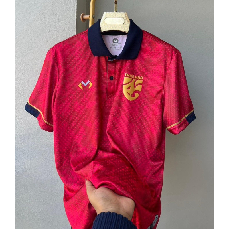 เสื้อโปโล MA-i THAILAND MP-2501 พร้อมโลโก้ทีมชาติ