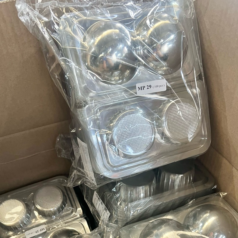 กล่อง2หลุม ปุยฝ้าย MP-29 (แพ็ค 100pcs.)**ใส่กระทง3219ได้**