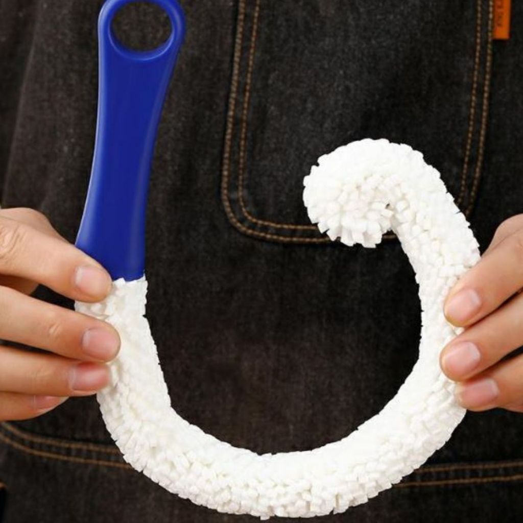 แปรงล้างทำความสะอาดโหลแก้ว ขวดไวน์ แก้วทรงสูง ตัวแปรง สามารถปรับรูปทรงได้ตามต้องการ สินค้าพร้อมส่ง!! - รูปที่ 7