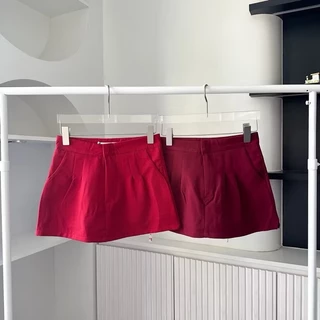 BOGiE w SKiRT 🍒กระโปรงเอวต่ำ (กป.รอบตัว) มีกางเกงด้านใน