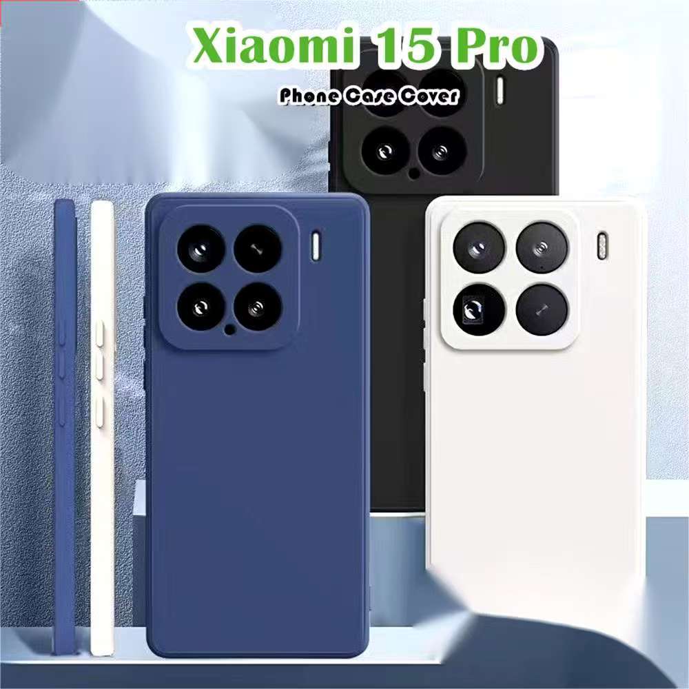 Xiaomi Mi 15 Ultra/Xiaomi Mi 15/Mi15 ProเคสTPUนิ่มสีพาสเทลแบบคลุมกล้องXiaomi 15 Ultra/Xiaomi 15/Xiao