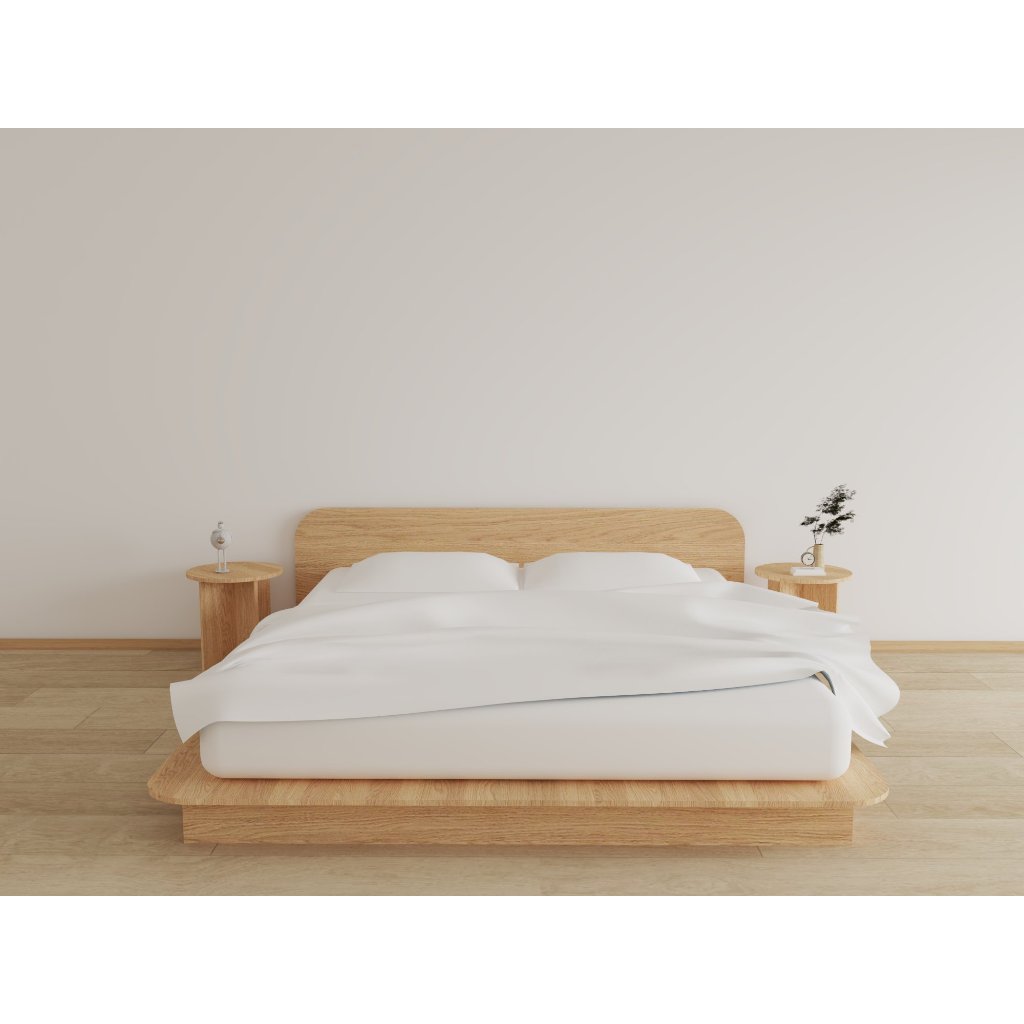 🛏️Po Furniture เตียงมินิมอล 6 ฟุต ฐานสูง 150 mm. เรียบง่ายดูดีเข้าได้กับห้องหลายสไตล์ 🛏️**สินค้าประกอบเอง**