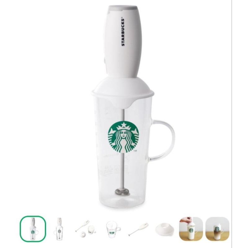 Starbucks Milk foamer and cup เครื่องตีฟองนม จาก Starbucks Japan 💕