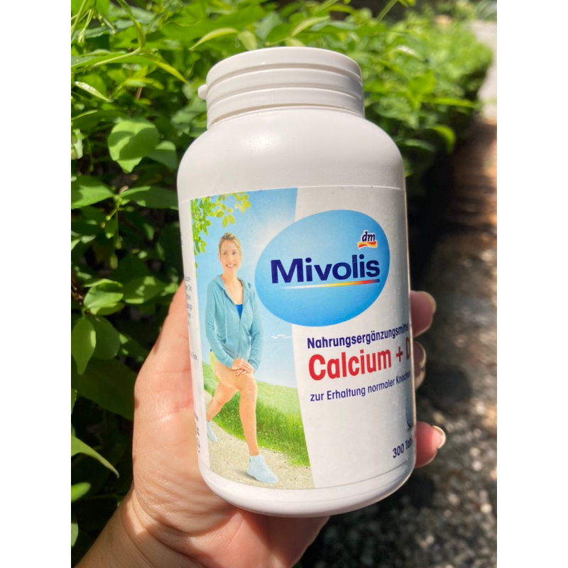 แคลเซียมเยอรมัน 300เม็ด Mivolis Calcium+D3 เม็ดเล็กกลืนง่าย