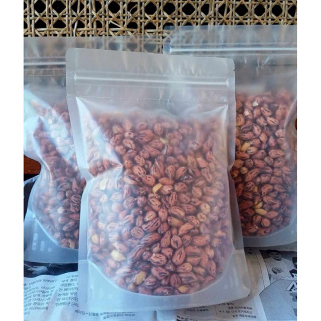 ถั่วลายเสือคั่ว 450 กรัม กรอบ มัน กลมกล่อม