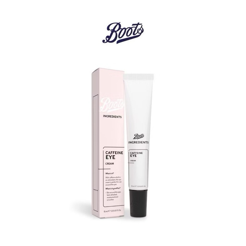 BOOTS INGREDIENTS บู๊ทส์ อินกรีเดียนส์ คาเฟอีน อาย ครีม  15มล.