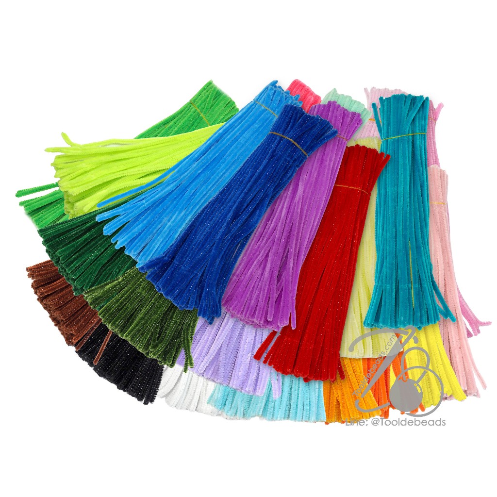 ลวดกำมะหยี่ 30ซม. (20 เส้น) จัดส่งทุกวัน
