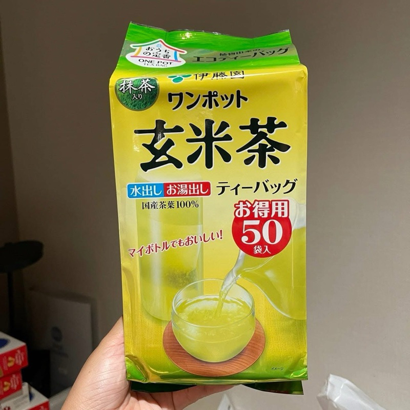 ✅ พร้อมส่ง ✅ Itoen Genmai cha 200bags ชาเขียวมัทฉะ เพิ่มความหอมโดยการผสมข้าวคั่วญี่ปุ่น