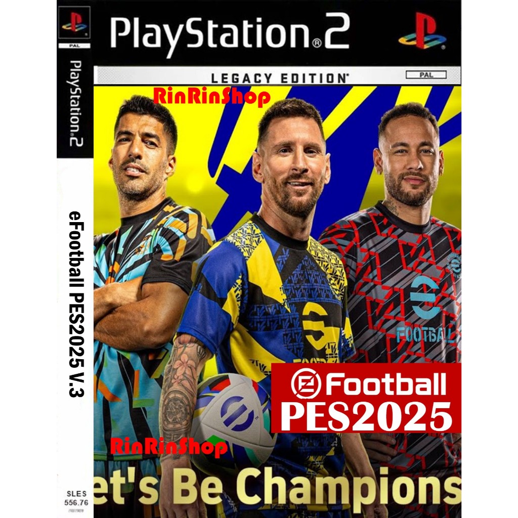 แผ่นเกมส์ PES 2025 V.3 Winter Transfer Playstation 2 คุณภาพสูง ราคาถูก