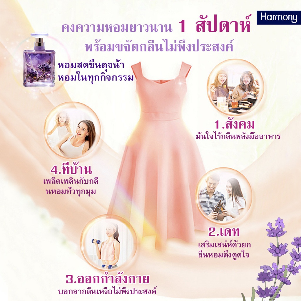 [ 2000 ml ] น้ำล้างผ้า 3 ใน 1 พร้อมน้ำยาปรับผ้านุ่ม กลิ่นติดทนนาน 1 สัปดาห์ - รูปที่ 2