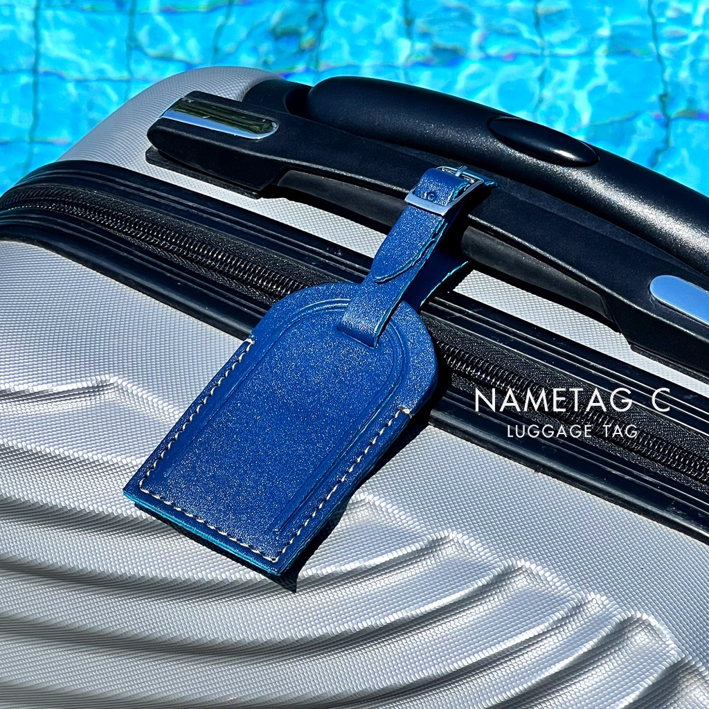 ป้ายคล้องชื่อ, อุปกรณ์เสริมกระเป๋า, รุ่น NameTag C, หนังสวย ทนทาน - Craftor