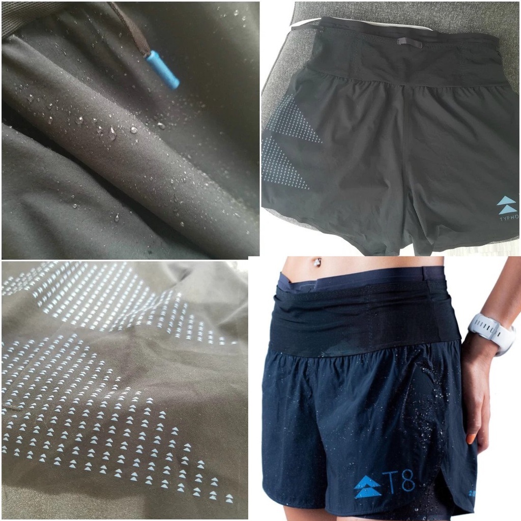 T8 MEN'S SHERPA SHORTS V2 กางเกงวิ่งผู้ชาย ออกแบบมาสำหรับการวิ่งโดยเฉพาะ มีที่เก็บของรอบเอว และที่ติดบิบ - รูปที่ 6