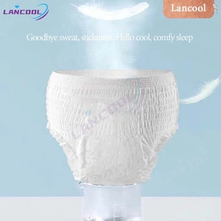 lancool ผ้าอนามัยออร์แกนิกแบบกางเกงใน แพ็ค 3 ชิ้น มีขนาด L และ XL ผ้าอนามัยมิ้นต์ ระบายอากาศได้ดี