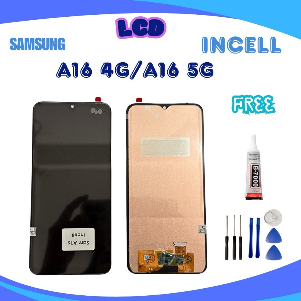 หน้าจอมือถือ>LCD-INCELL>SUMSUNG Galaxy A16 4G/A16 5Gพร้อมส่ง,ฟรีอุปกรณ์เครื่องมือ1ชุด>หน้าจอคมชัด