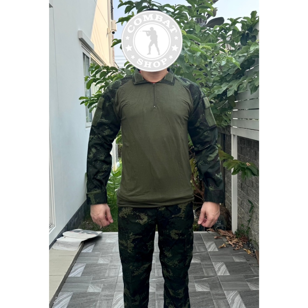 เสื้อคอมแบทเชิ้ต แบรนด์ SP!! ลายพรางดิจิตอลใหม่ เสื้อลายพรางทบ Combat Shirt