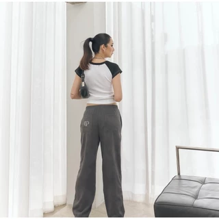 Atipashop - LIA WARMY PANTS กางเกงวอร์ม สีมัดย้อม กรีนหลังรีเฟล็กซ์