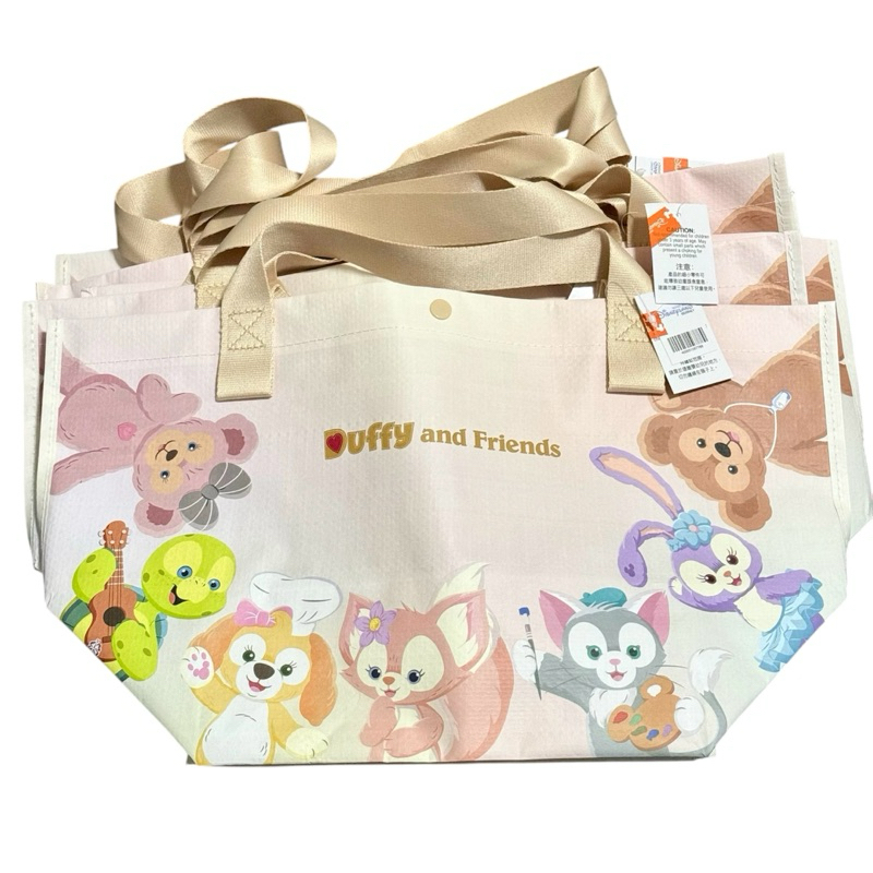 พร้อมส่ง กระเป๋าช้อปปิ้ง Hong kong Disneyland ลายดัฟฟี่ Duffy and friends