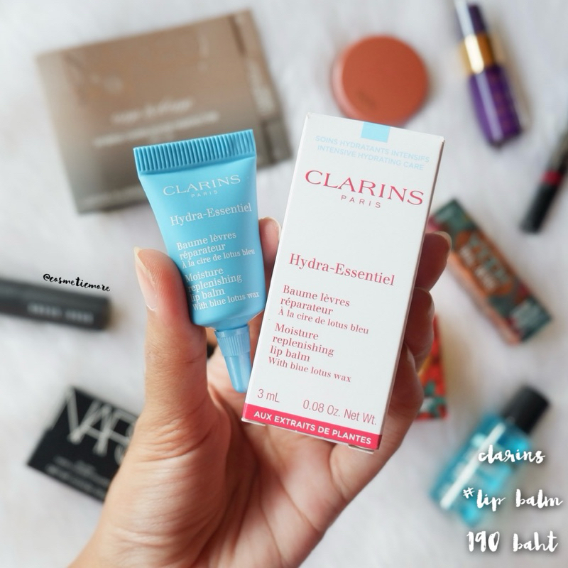 พร้อมส่ง! [ป้ายไทย] ❤️ clarins hydra-essentiel moisture replenishing lip balm 3ml