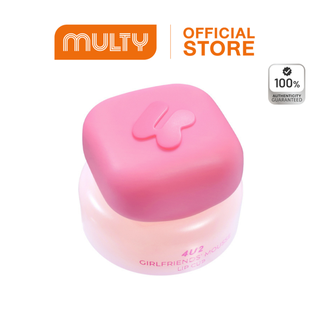 4U2 Girlfriends Mousse Lip Cup 5 g.ลิปกระปุก เนื้อโยเกิร์ตมูส