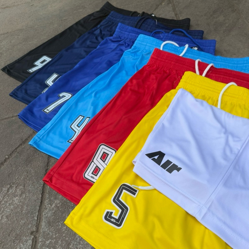 กางเกงกีฬา กางเกงฟุตบอล AIR พร้อมเบอร์ ผ้าไมโค 100%  **ลูกค้าสามารถเปลี่ยนเบอร์ ตามที่ต้องการได้ (แจ้งเบอร์ทางอินบล๊อก)