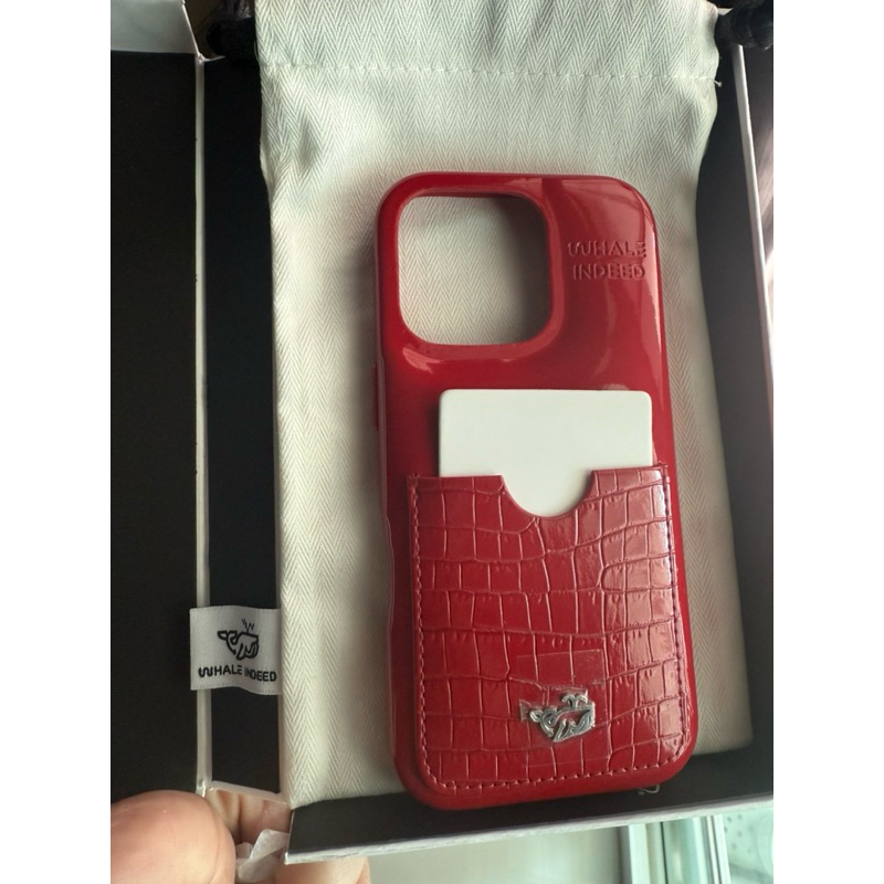 Red Loafy สีแดง เคสนุ่มนิ่ม Loafy Whale Indeed Case เคสนิ่ม จับถนัดมือ วัสดุหนังเกรด Premium 16pro