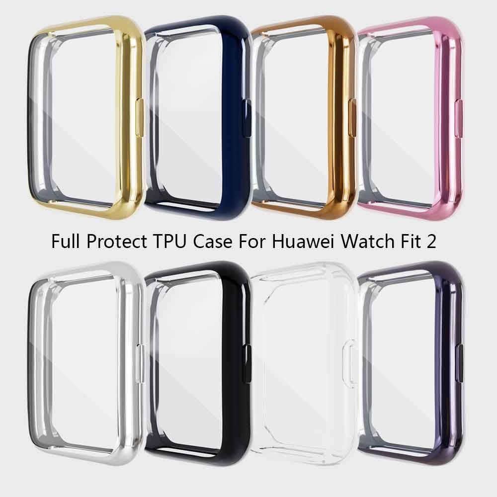 เคส Huawei watch fit 2 TPU  นิ่มครอบเต็มหน้าปัดสวยงามมีหลายสี - รูปที่ 2